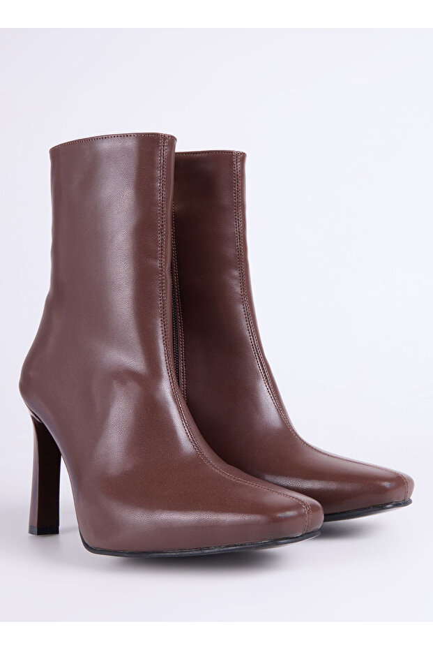 Kahve Kadın Topuklu Bot CODROY-COAL - 2