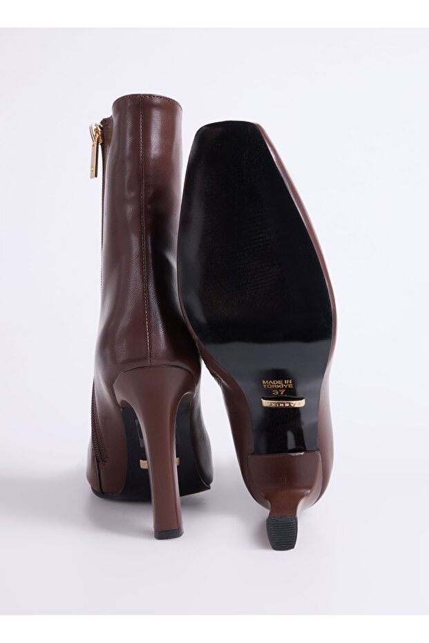 Kahve Kadın Topuklu Bot CODROY-COAL - 5