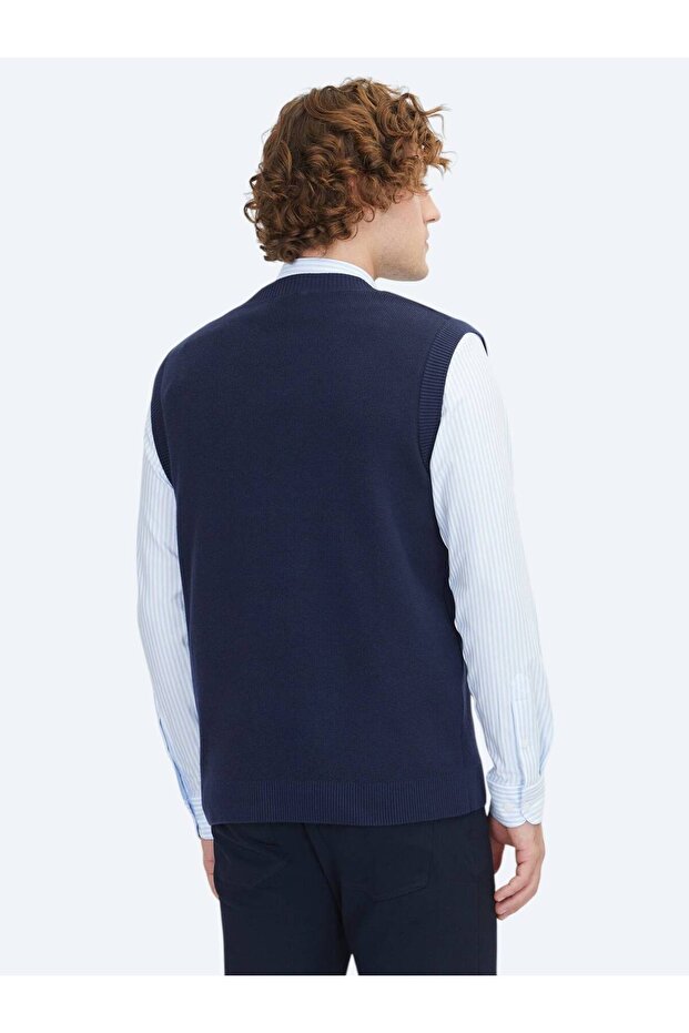 Lacivert Süveter - 5