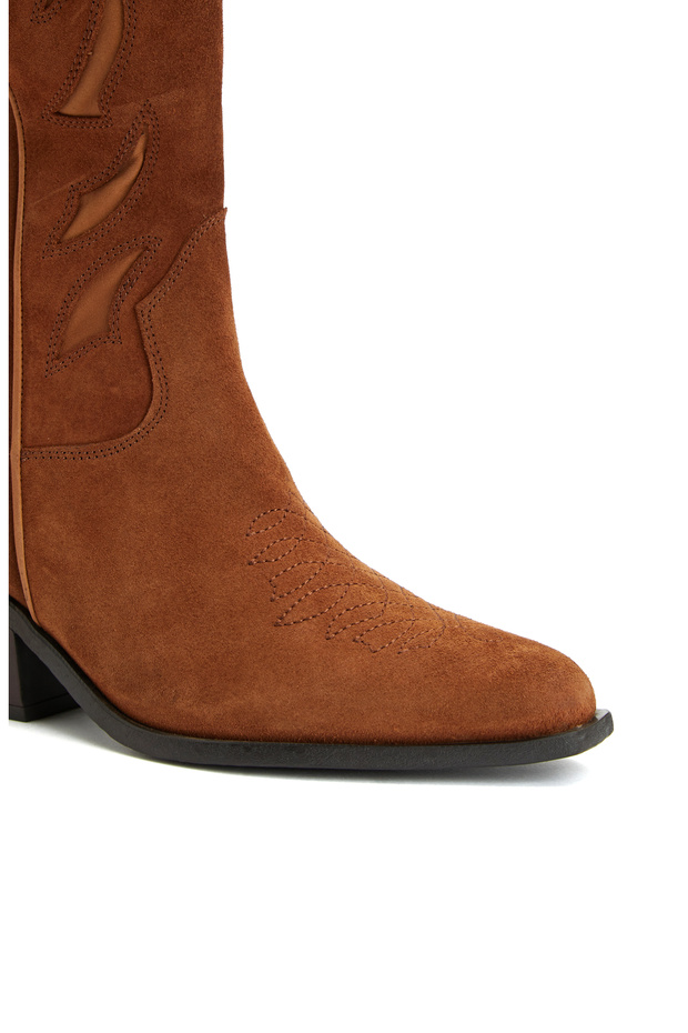 Taba Kadın Kovboy Çizme - 6