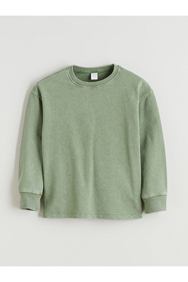 Crew neck boys' sweatshirt