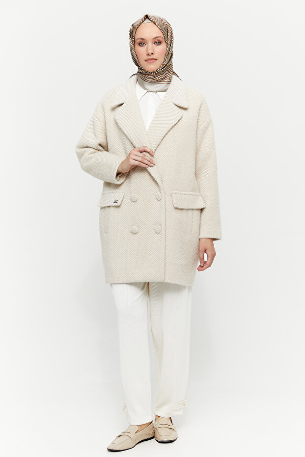 Kısa Oversize Kaban - 2