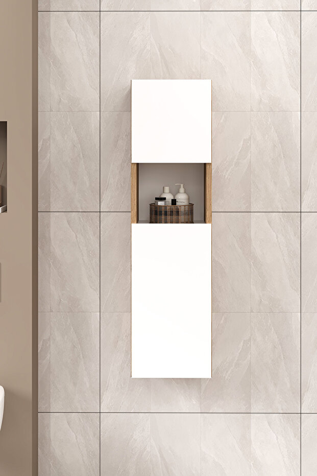 %100 Mdf 30 cm Saura Boy Dolabı - 1