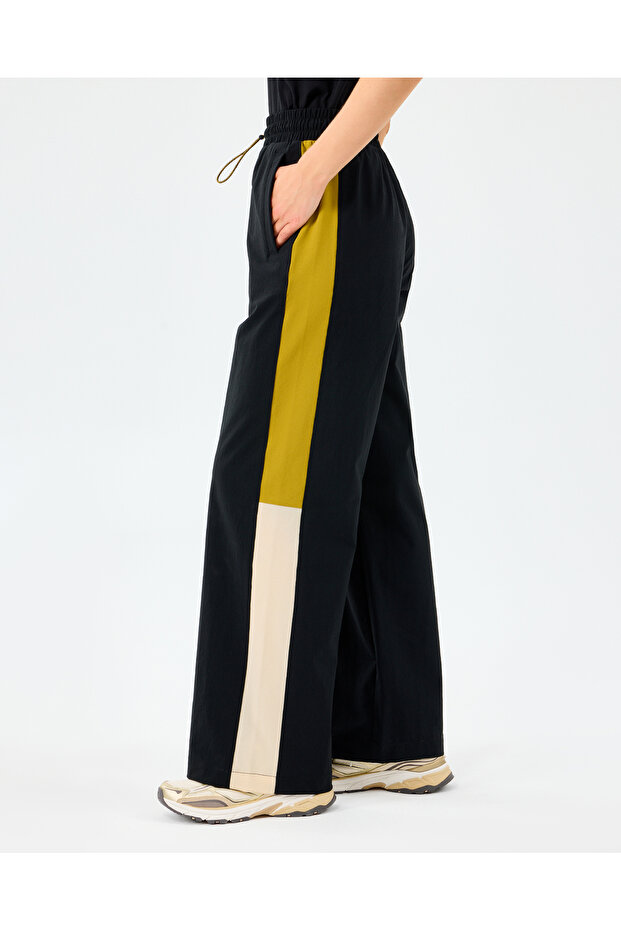 W Color Block Mİcro Pant Kadın Siyah Pantolon S2520221-3817 - 2
