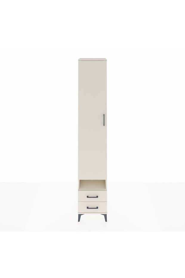 Hyperion Dolap 6 Raflı 2 Çekmeceli Tek Kapaklı 44x44x243 Aytaşı-Aytaşı - 1