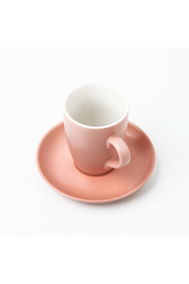 320ml Ceramic Cup And Saucer - 1