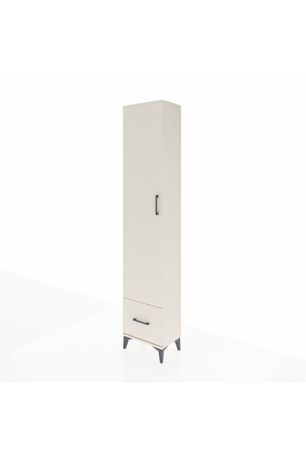 Arges Dolap 5 Raflı Tek Çekmeceli Tek Kapaklı 44x30x221 Aytaşı-Aytaşı - 3