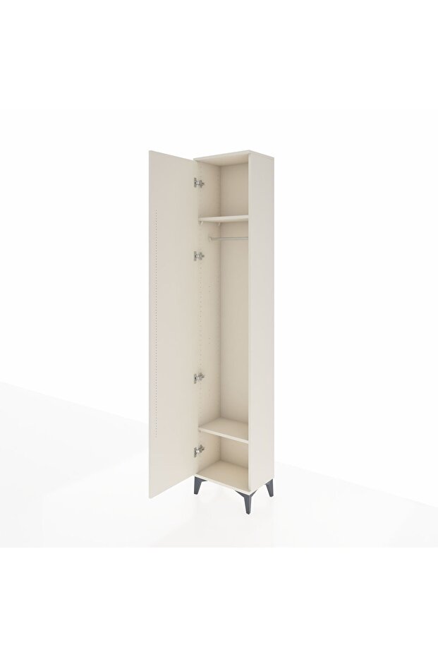 Arges Dolap 2 Raflı Tek Kapaklı Tek Askılı 44x30x221 Aytaşı-Aytaşı - 4