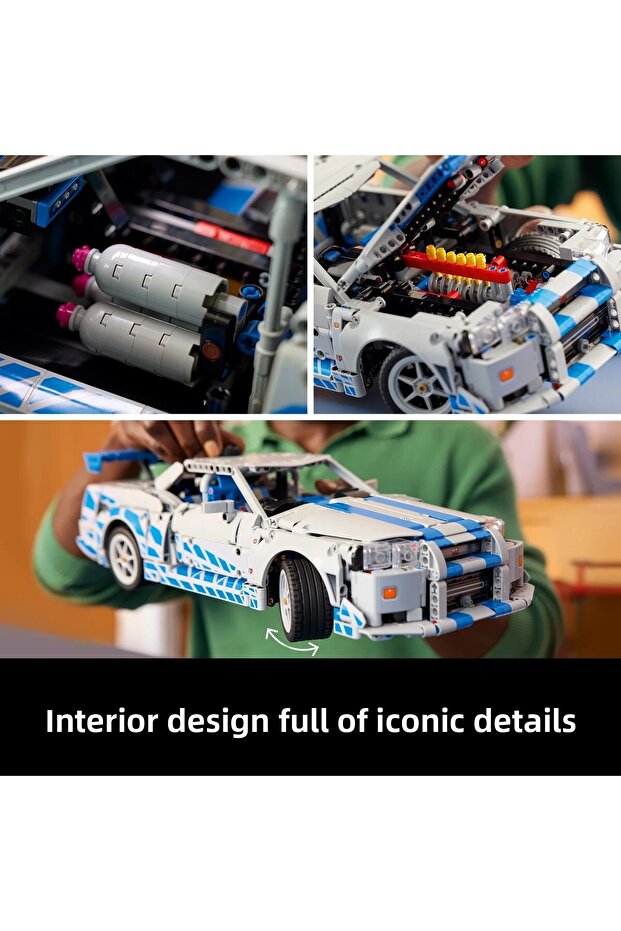 Σετ Technic - Nissan Skyline GT-R (R34) από το Fast and Furious (42210) - 7