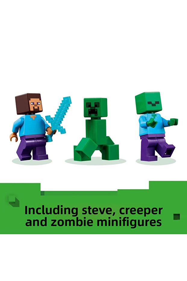 Minecraft The TNT Jungle House Toy - Building Set with Trigger Switch for Explosive Function - 8