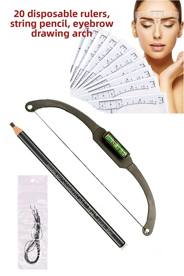 Eyebrow Measuring Set Gold Ratio - Caliper - Ruler Set of 3 - 1