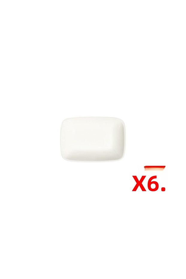 طبق كواردرو مستطيل الشكل من تاباك هاوس، مقاس 10×7×2 سم، عبوة من 6 قطع