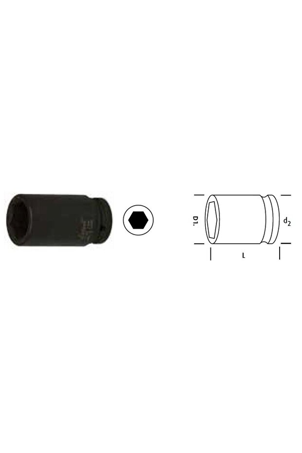 Air Deep Socket 3/4 26 mm