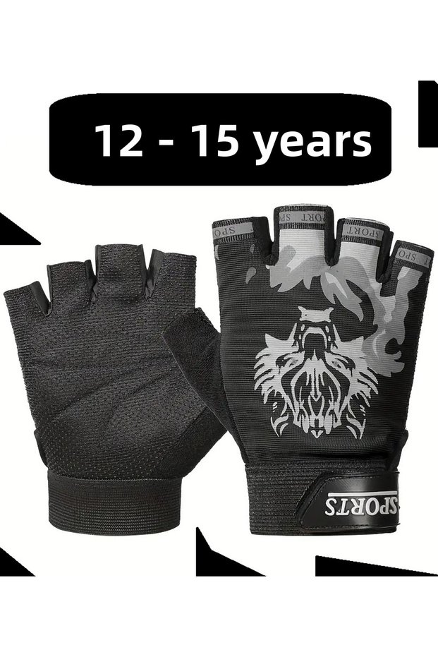 Children's Youth Sports Cycling Gloves Sports Gloves for 12-15 Year Old Teenagers