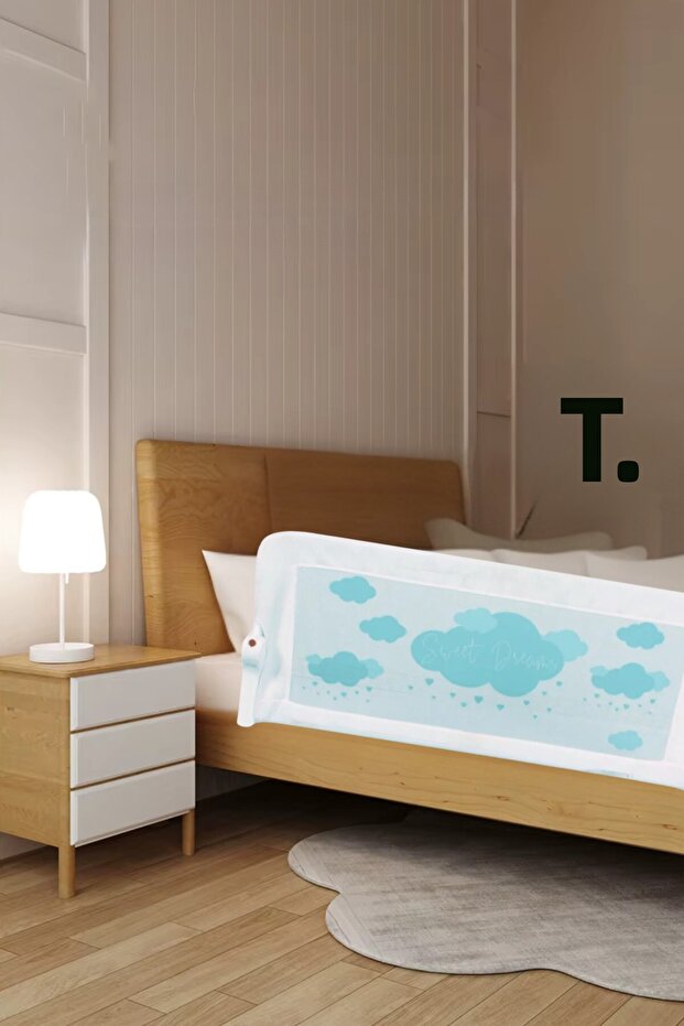 Guimo 110cm Patterned - Foldable Bed Barrier Folding Bed Frame - 3