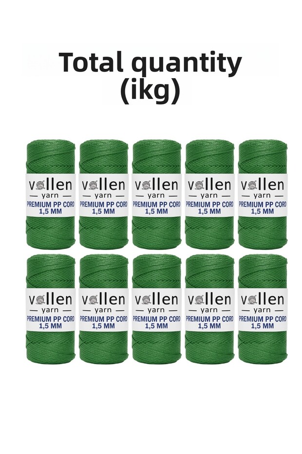 Polyester Macrame Cord 1.5 mm 100 g 150 m – Pack of 10, Supla and Bag Cord