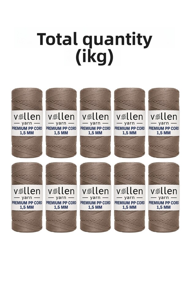 Polyester Macrame Cord 1.5 mm 100 g 150 m – Pack of 10, Supla and Bag Cord