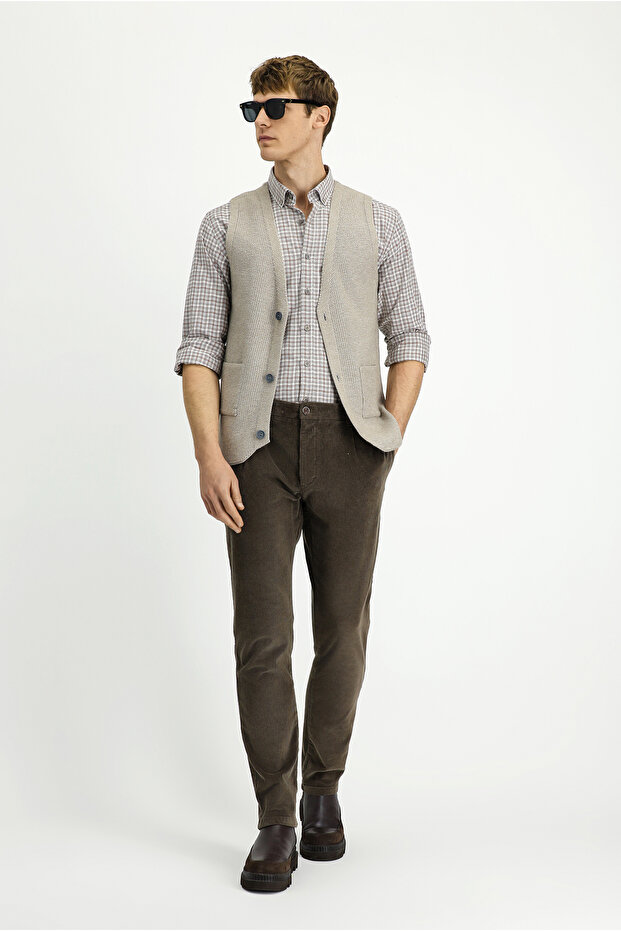 V Yaka Triko Yelek - 2