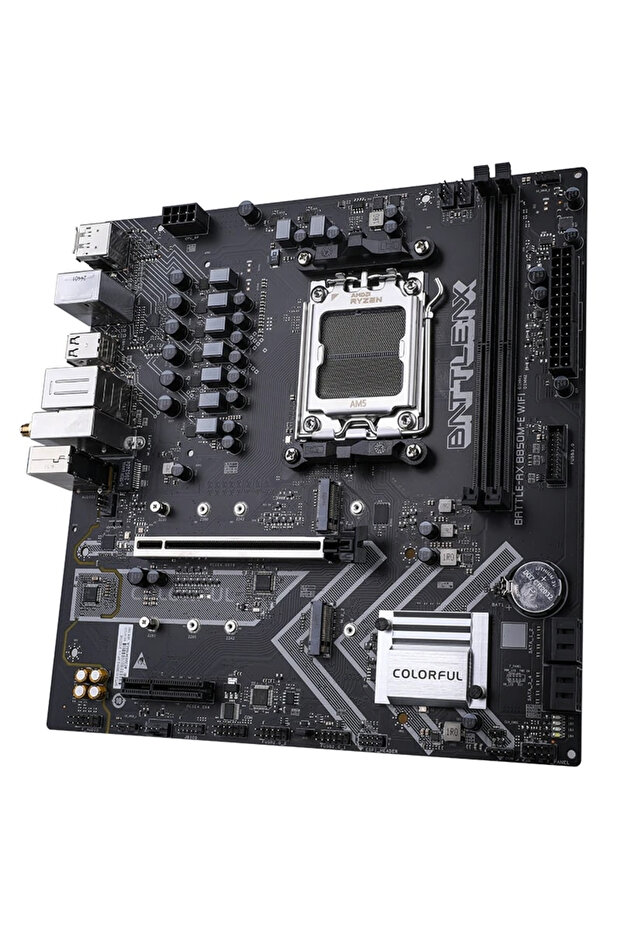 BATTLE-AX B850M-E WIFI V14 DDR5 7600MHz mATX Gaming (Oyuncu) Anakart - 4