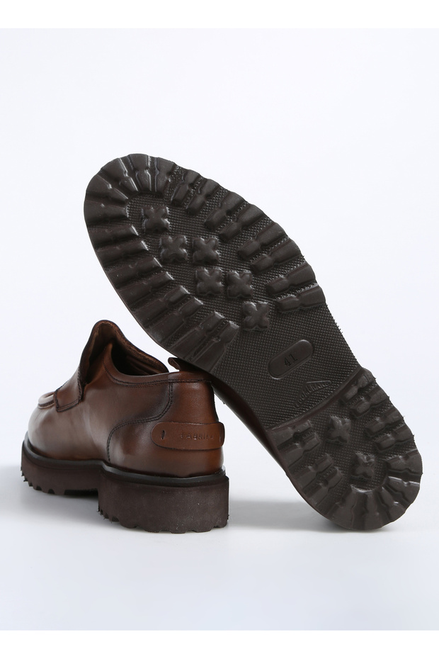 Taba Erkek Deri Klasik Ayakkabı YODER-BRUCE - 5