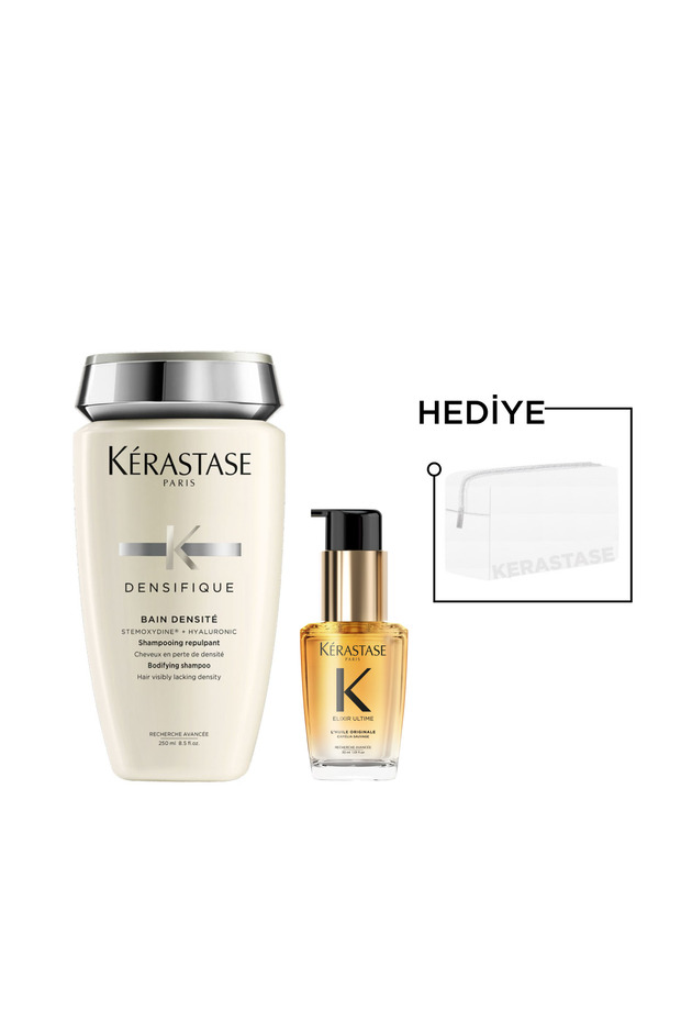 Densifique & Elixir Ultime Dolgun Ve Işıltılı Görünüm Seti - Şampuan & Yağ - 1