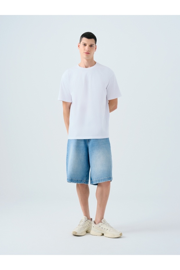Baggy Fit Erkek Şort - 1