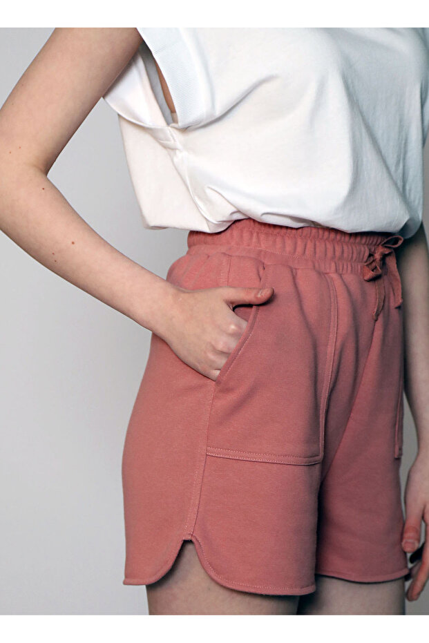 Rahat Bej Kadın Şort 242 LCF 221004 JULYE BEJ - 2