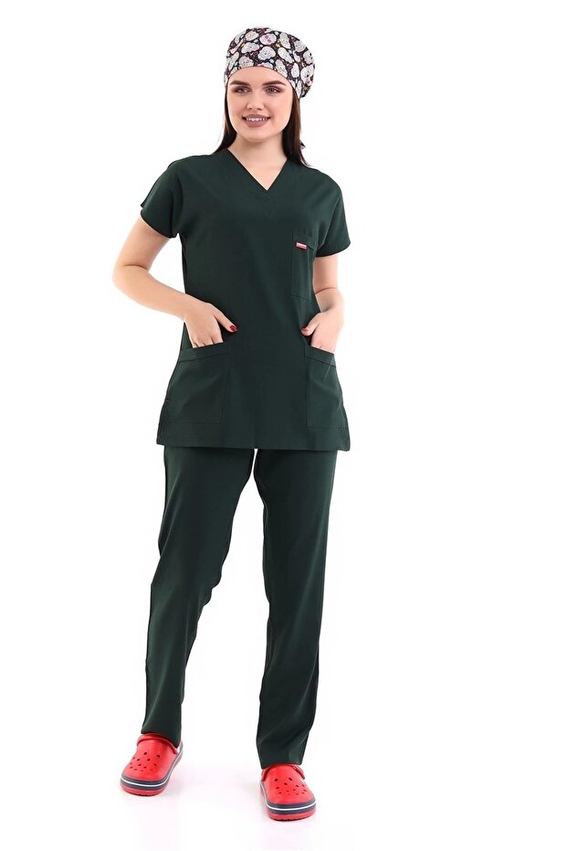 طقم أكمام من الليكرا للجنسين من Bflex - 6429 رأس البط باللون الأخضر