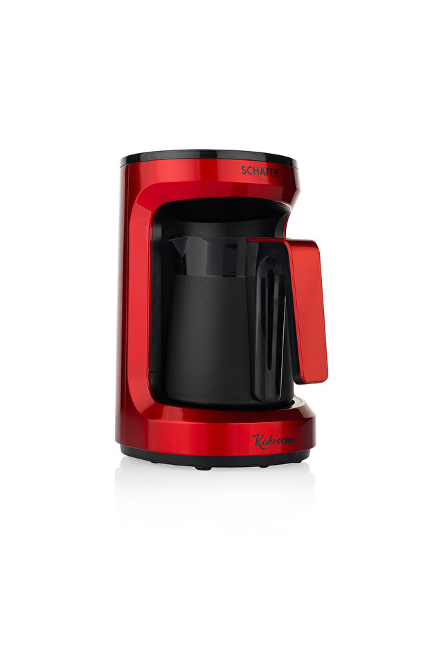 Red Automatic Turkish Coffee Machine - Kahvecim - 6