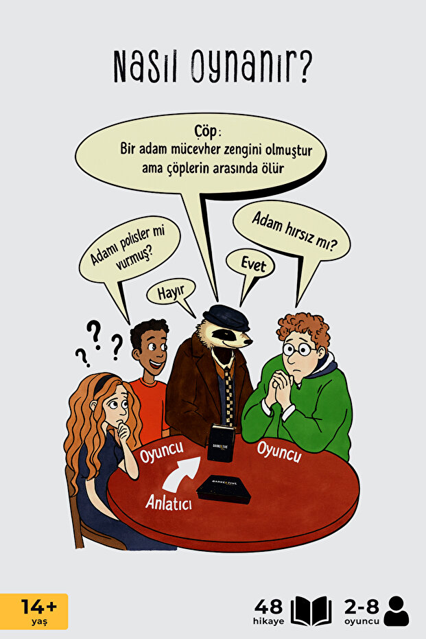 Darkective 2 Detective Game-Yes No Game-Detective Game-Intelligence Game-Box Game-Card Game - 4