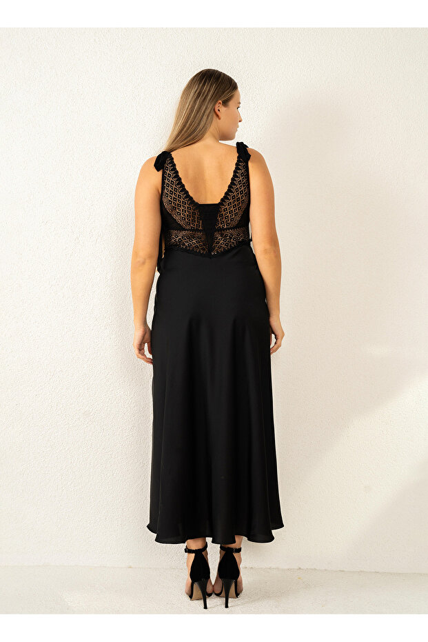 Bordo Kadın Gecelik 95473 - 3