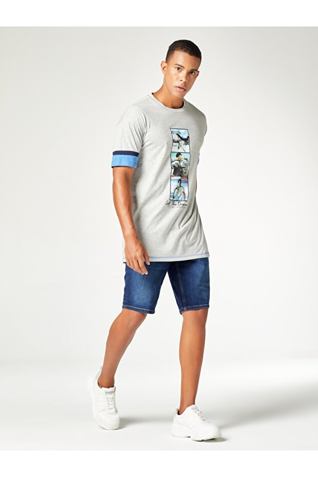 Oversize Fit Erkek Tshirt K.kol - 2