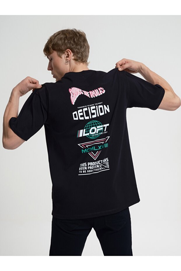 Oversize Fit Erkek Tshirt K.kol - 4