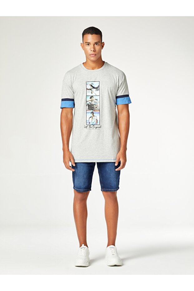 Oversize Fit Erkek Tshirt K.kol - 1