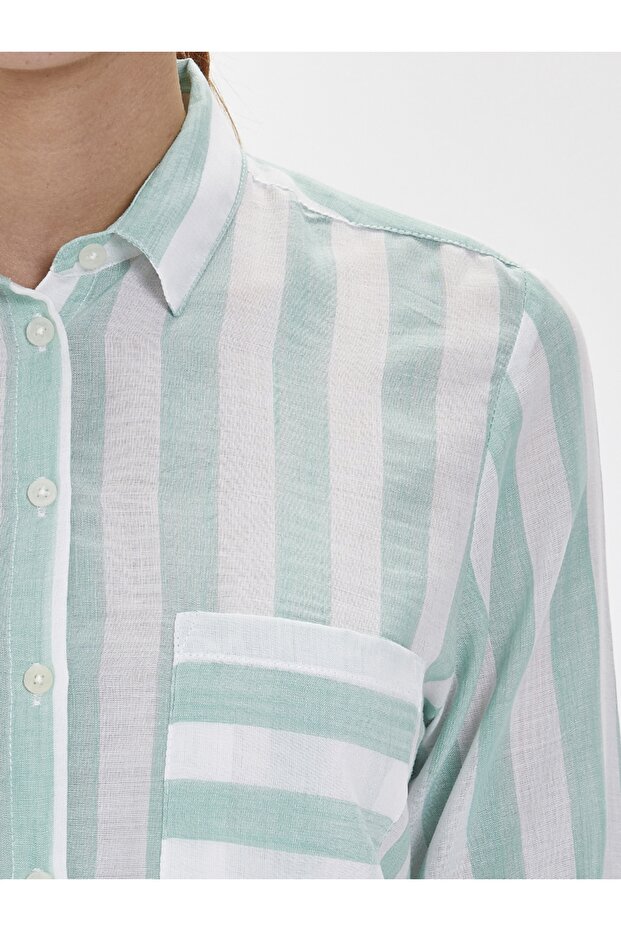 Regular Fit Kadın Gömlek U.kol - 2