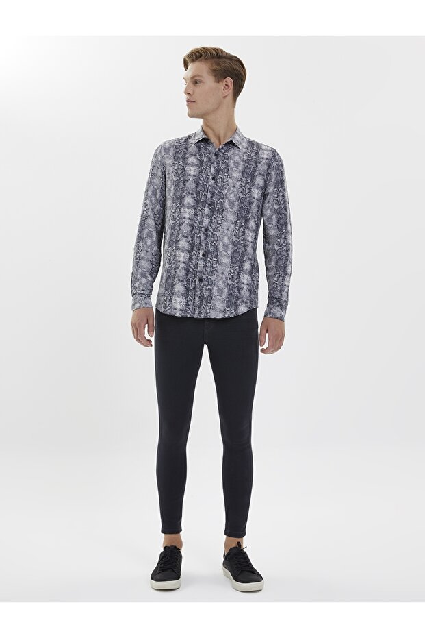 Regular Fit Erkek Gömlek U.kol - 3