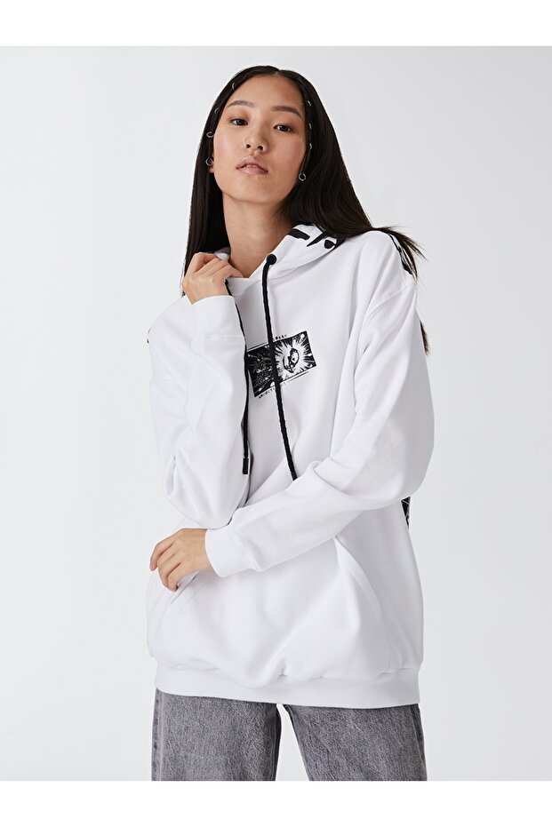 Oversize Fit Kadın Sweatshirt - 2