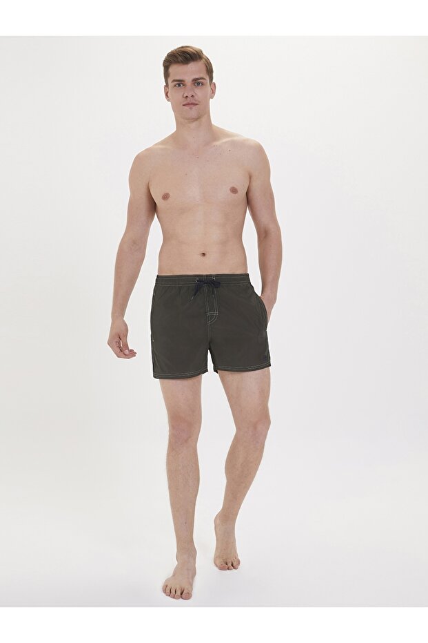 Slim Fit Erkek Deniz Şortu - 1