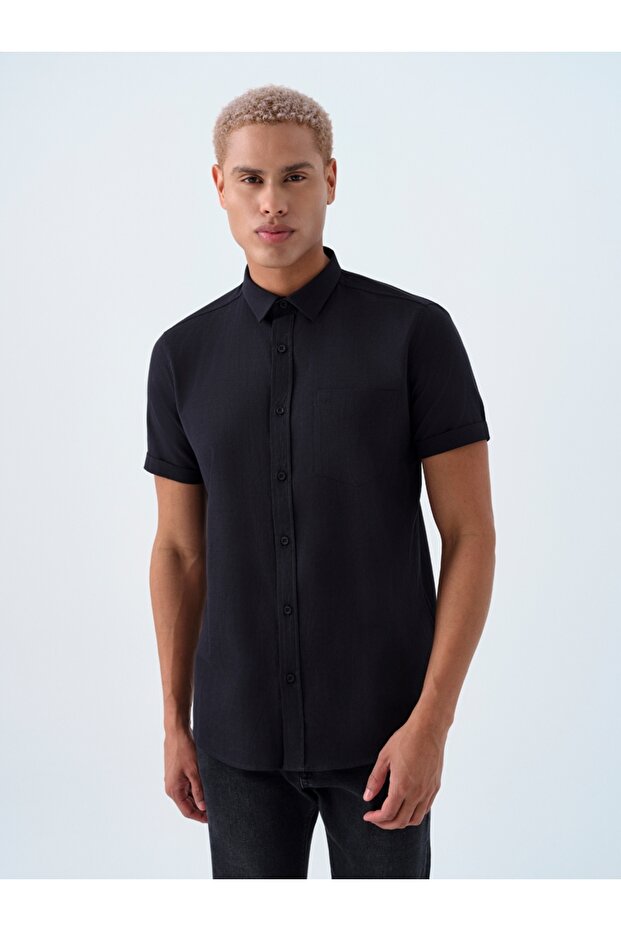 Regular Fit Erkek Gömlek K.kol - 1