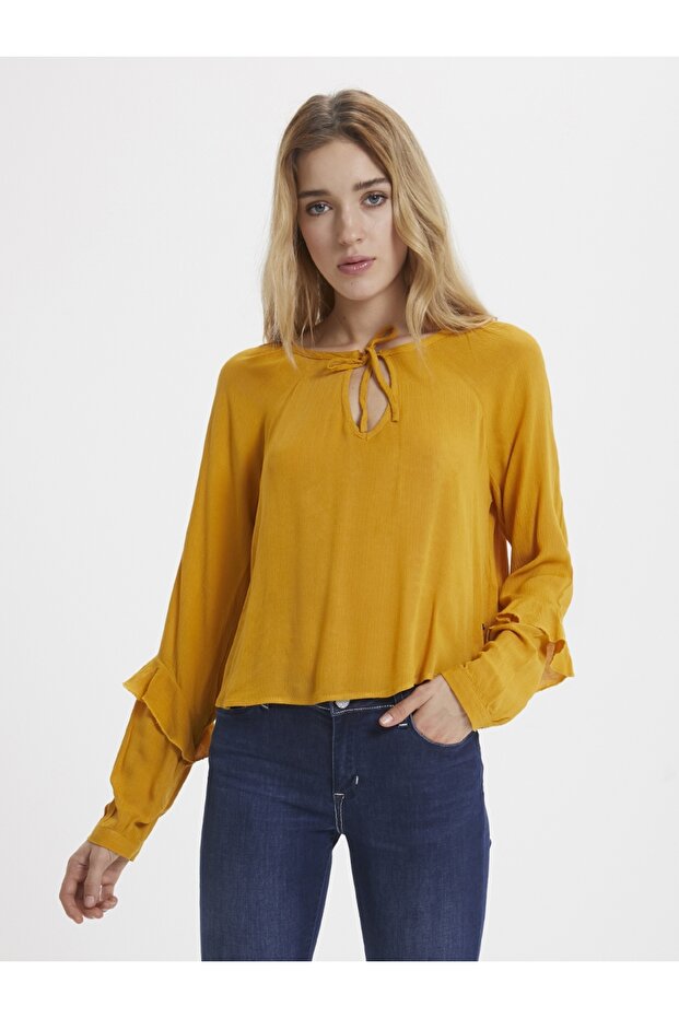 Regular Fit Kadın Bluz U.kol - 1