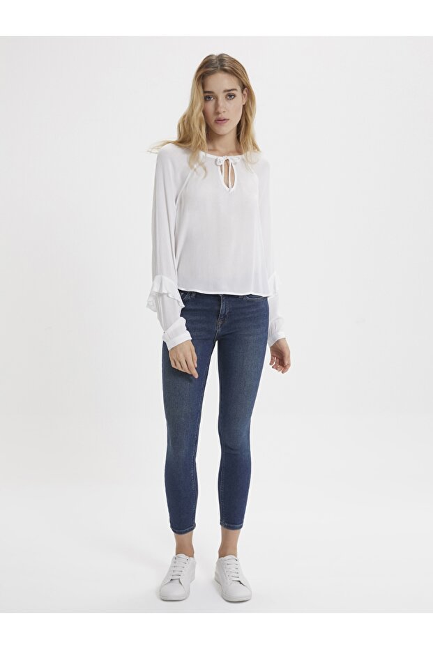 Regular Fit Kadın Bluz U.kol - 4