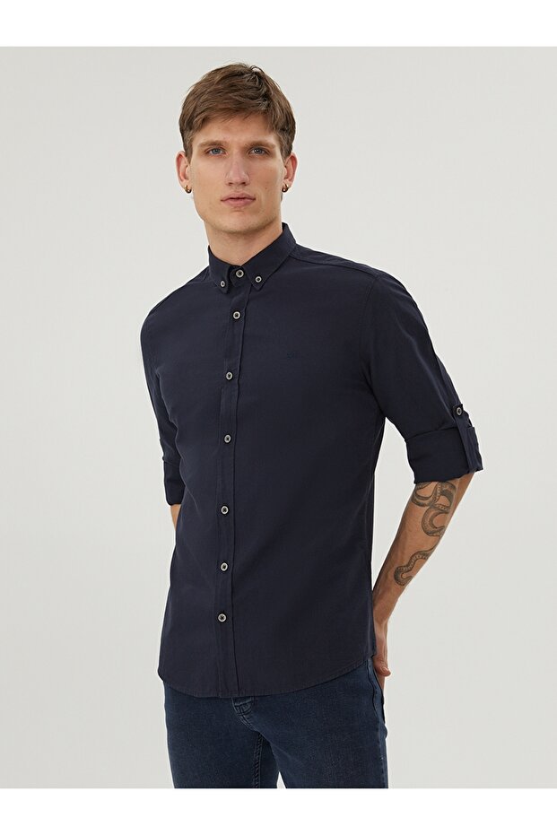 Regular Fit Erkek Gömlek U.kol - 1