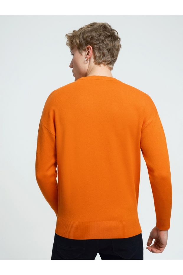 Oversize Fit Erkek Kazak - 3