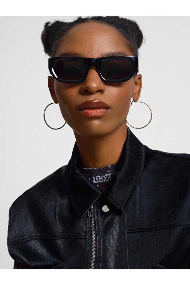 Crop Kadın Yelek Pu - 1