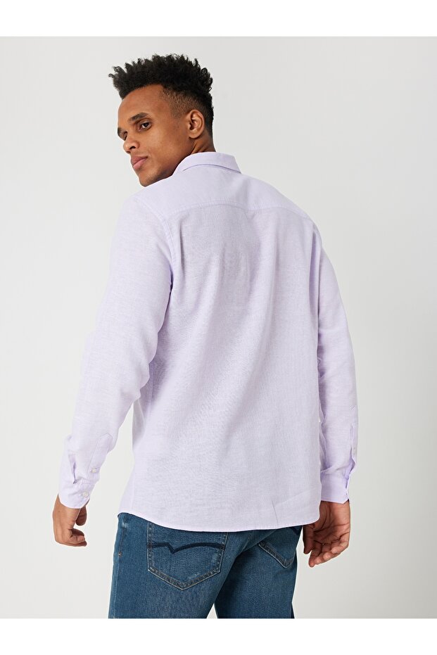 Regular Fit Erkek Gömlek U.kol - 3