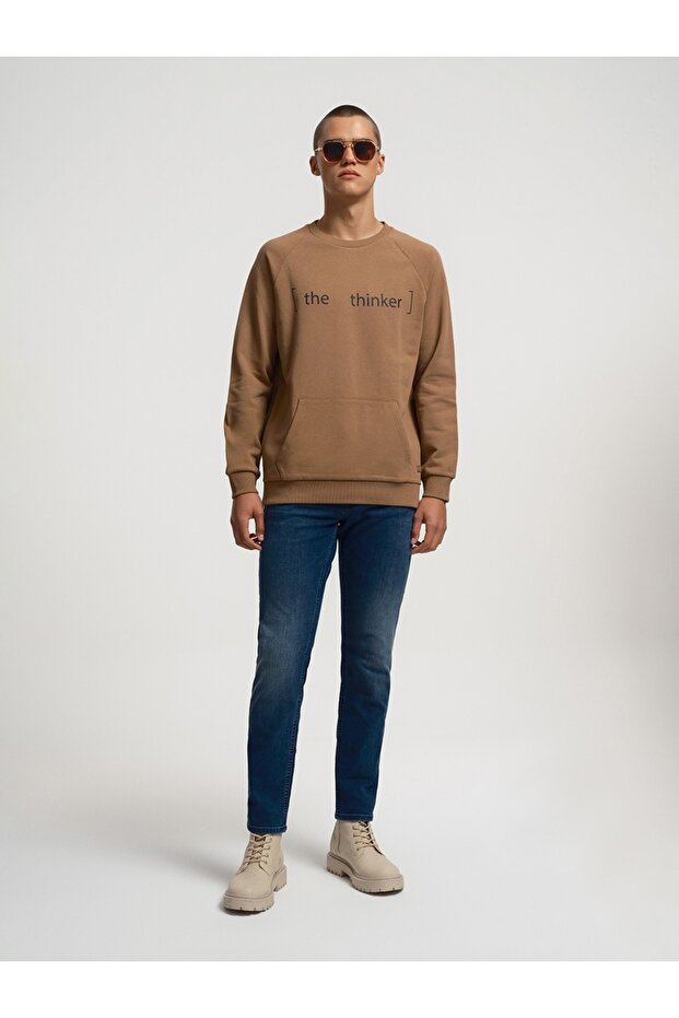 Loose Fit Erkek Sweatshirt - 2