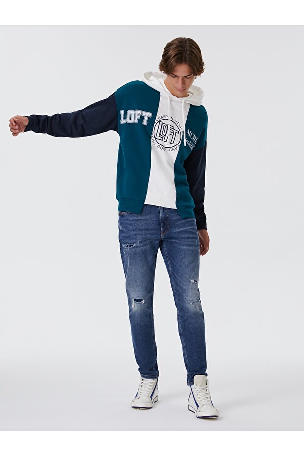 Oversize Fit Erkek Sweatshirt - 4