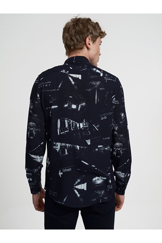 Regular Fit Erkek Gömlek U.kol - 4