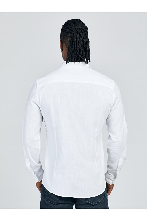 Erkek Çizgili Gömlek - 6