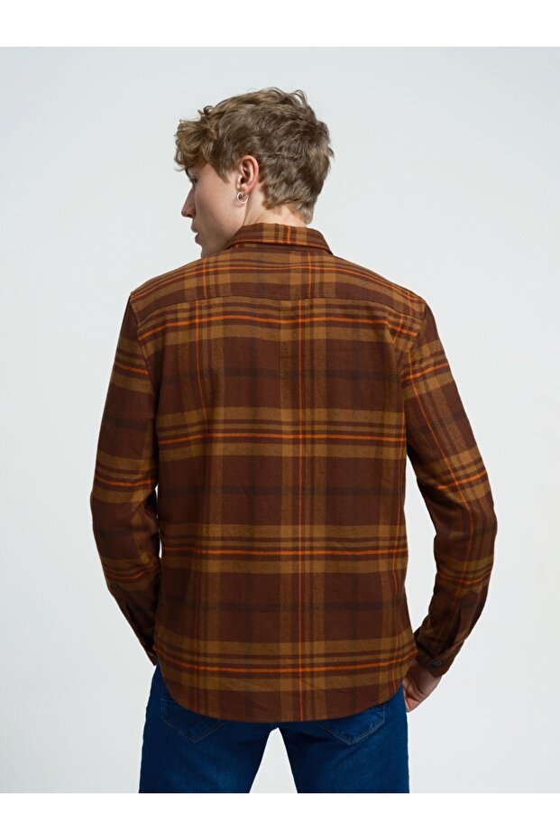 Regular Fit Erkek Gömlek U.kol - 4